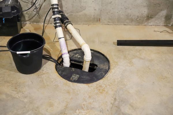 Basement Drainage Installation in Lorain