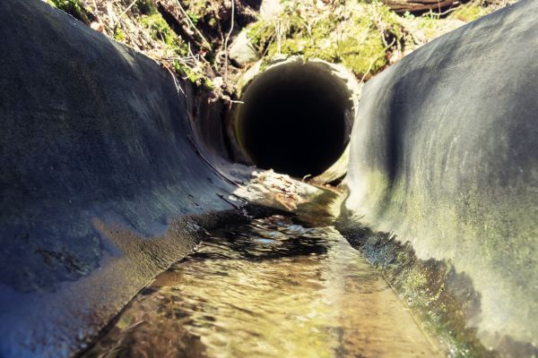 Drainage Swale Installation in Lorain