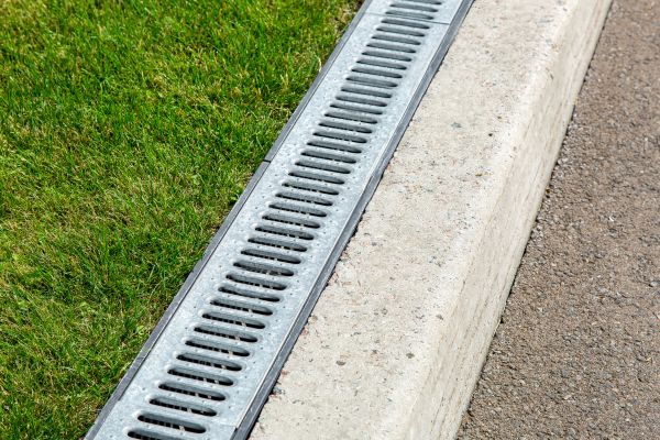 Courtyard Drain Installation in Lorain