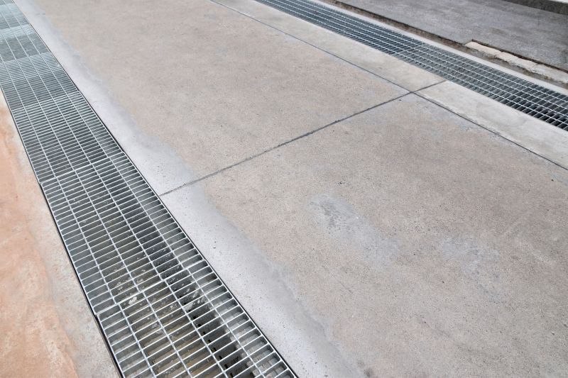 Sidewalk Drainage Installation